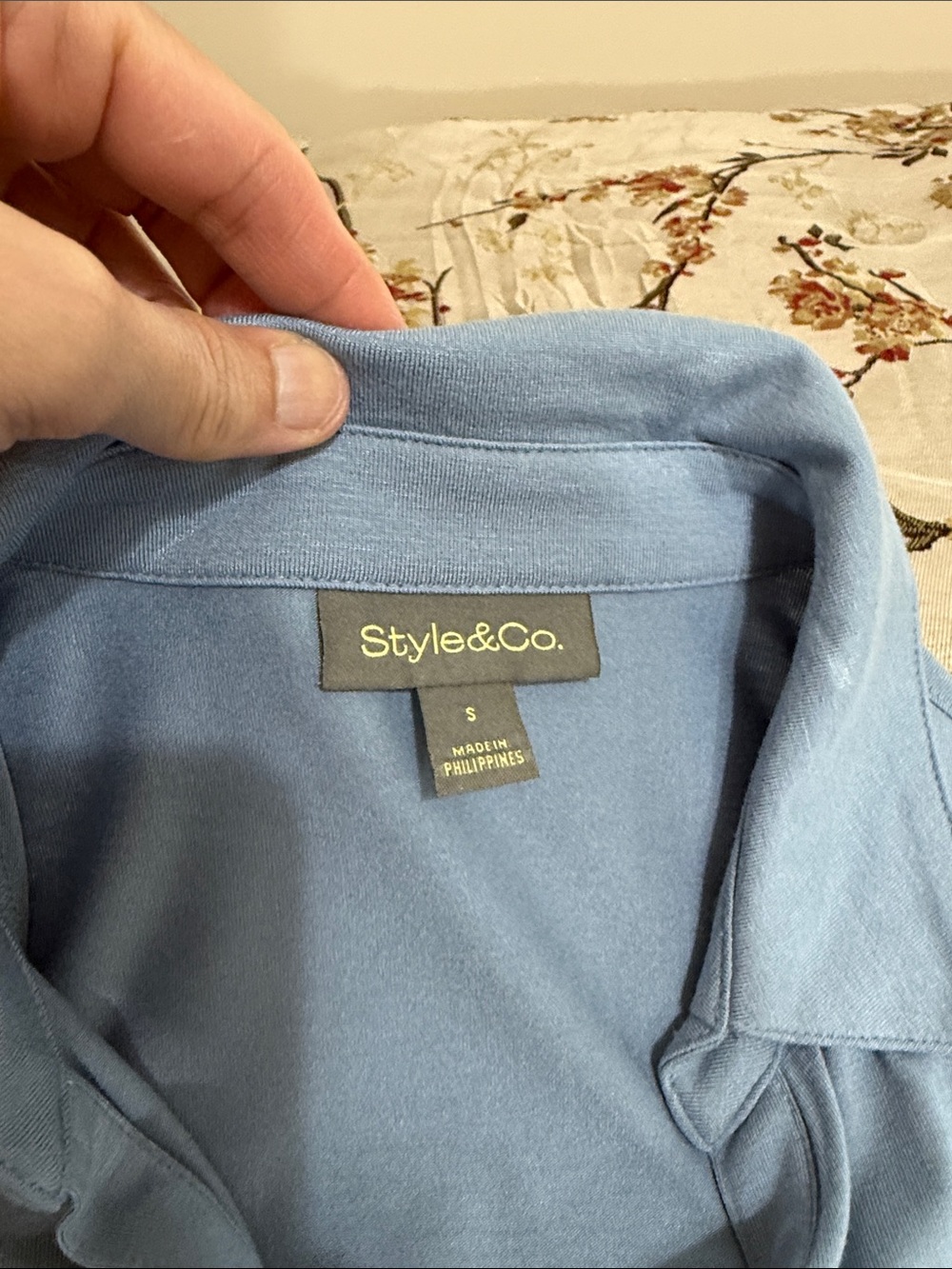 Style & co button down tee - Picture 2 of 3